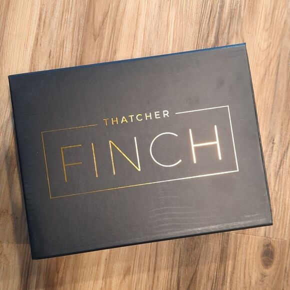 Thatcher Finch Men\'s Blue Floral Patterned Luxury‎ Derby Dress Boots Size 11 main image 9
